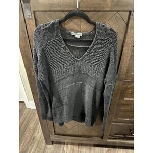 Excellent Condition Vince Knit Cotton Blend V Neck Sweater sz M